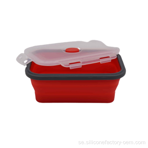 Foldbar skål antislip Silicone Pet Bowl